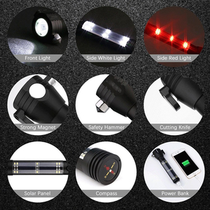 Precio barato <span class=keywords><strong>2020</strong></span> 4 en 1 led de luz de alarma inteligente <span class=keywords><strong>auto</strong></span> multifunción de martillo de seguridad - Product Image 3