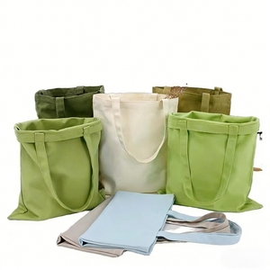 Bolsas de Tela de Algodón con Logotipo Personalizado al por Mayor, Bolsas de Compras Ecológicas de Lona, Bolsas Reutilizables para Supermercado - Product Image 1