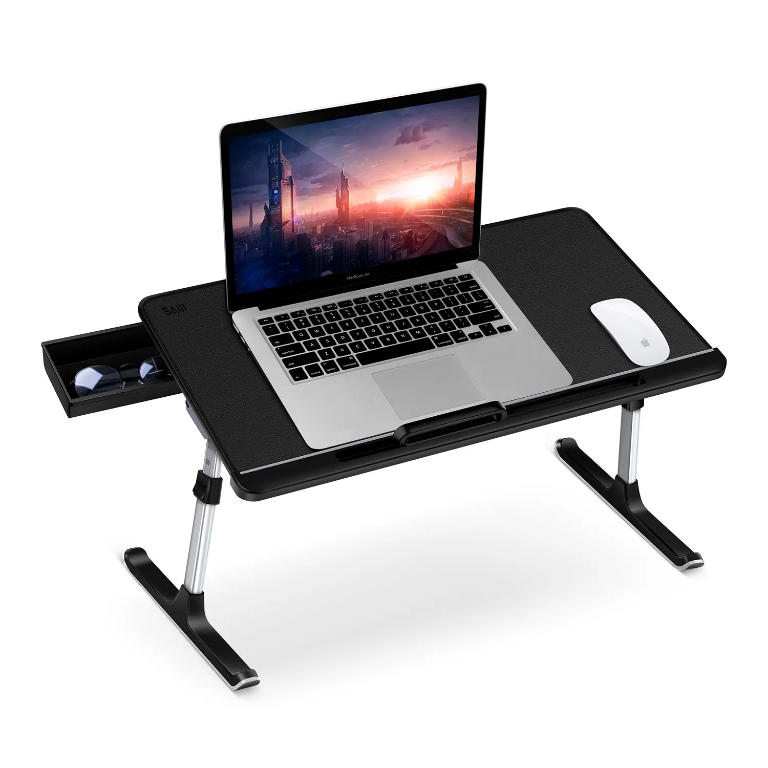 Vassoio per Laptop regolabile tavolo-Lap Desk adatto a Laptop fino a 17 pollici-Large