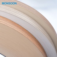 Bande de chant en PVC imitation bois standard avec finition écologique, largeur 12-54 mm, épaisseur 0,4-3,0 mm pour le bordage de meubles