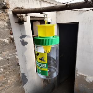 Bouteille piège à mouches des fruits jetable en plastique écologique pour la ferme et le jardin, dispositif de capture des guêpes - Vente en gros - Product Image 6