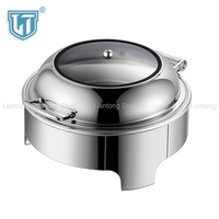 Plats de Présentation Chafing Dish de Luxe en Acier Inoxydable pour Buffet, Chauffe-Plats et Soupe, Qualité Supérieure, Vente en Gros, Prix Abordable