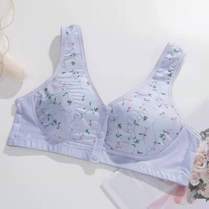 <span class=keywords><strong>Reggiseno</strong></span> Senza Ferretto con Chiusura Frontale, Taglie Forti, in Cotone, per Anziane (<span class=keywords><strong>3</strong></span> Colori 44/100) - Product Image 3