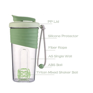 للبيع بالجملة ، خلاط بلاستيك PP لزجاجة شاكر ، أواني شرب بشعار مخصص بنمط فريد من نوعه - Product Image 6
