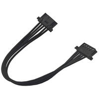 Ensemble de câbles de faisceau de câblage, connecteur mâle-femelle 5 broches, 24AWG UL1007 VW-1 300V 80C, batterie BMS, OEM personnalisé