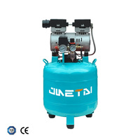 Mécanisme de compresseur d'air personnalisé silencieux à piston de réservoir empilé à quatre pôles à double cylindre 1KW 8BAR