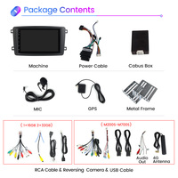 Autoradio Android 11 MEKEDE 7 pouces pour Benz/Classe C/W203/CLK/W209/C180/C200 8+128G Vidéo de voiture Car-play Caméra 360° Navigateur GPS