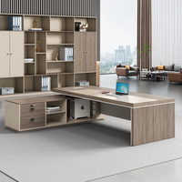 Meubles de bureau de direction de haute qualité, nouveau design, vente en gros, bureau de PDG, table de bureau de direction