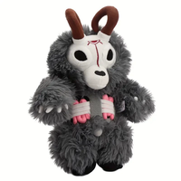 WENDIGO Cryptid Plushie Strange Fellows Wendigo Peluche Jouet à poil long Chambre Crâne Vache Peluche Animal