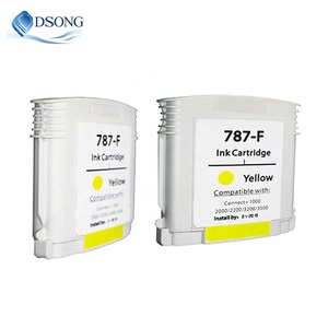 Consommables pour affranchisseuse : Encre jaune 787-F pour affranchisseuses Pitney Bowes SendPro P / Connect+ 1000 2000 3000 (23ML) - Product Image 4