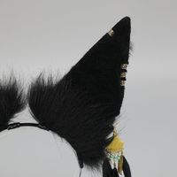 E0054 Bandeau à oreilles de loup en peluche Anubis Temple Cosplay Comic Con Party Costume Headpiece