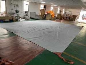 Coperta antincendio di emergenza estrema all'ingrosso per auto elettriche 6x8m & 6x9m copertura estinguente in fibra di vetro - Product Image 6