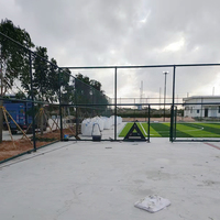 Clôture en treillis losangé galvanisé à chaud et recouvert de PVC de 6 pieds pour le football, le basketball, le tennis et les sports