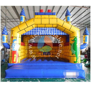 Material de PVC Buena calidad Calidad estándar unificada Nuevo castillo hinchable de caballero inflable popular para evento de f - Product Image 1