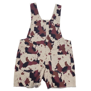 Overol Corto para Niños, <span class=keywords><strong>Ropa</strong></span> de Verano para Jóvenes, Mono Vaquero Unisex con Estampado Desgastado, Pantalones Cortos de Mezclilla - Product Image 3