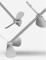 Agitateur Électrique Surélevé - Mélangeur Industriel en Acier Inoxydable avec Moteur DC pour le Traitement Chimique