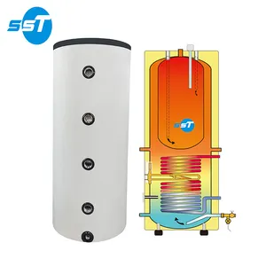 SST Manufacture Custom Stainless Steel Gas Air Water Boiler Home Use CO2 Heat Pump Water Tank