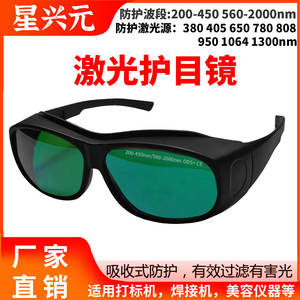 Lunettes de sécurité laser, monture noire, verres de 2 mm, transmission de 10 %, pour la protection contre les rayonnements lumineux, fabriquées à Shenzhen - Product Image 5