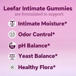 Nouvelles Gommes 2-en-1 Probiotiques et Écorce d'Orme pour Femmes Shopify Dropshipping – Vitamines Saveur Ananas pour la Santé Intestinale Féminine - Product Image 3