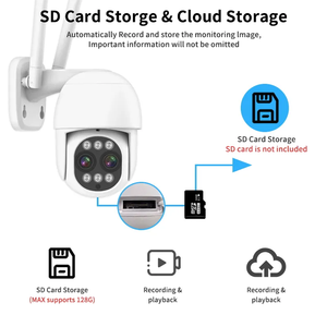 ワイヤレス屋内ホーム小型HDWiFiモーション検出屋外ホット販売1080pミニPTZWifiカメラ (電話付き) - Product Image 6