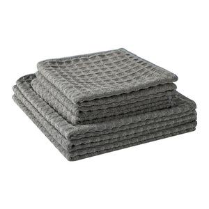 Microfiber waffle pineapple dishcloth, cleaning <b>tablecloth</b>, honeycomb absorbent, kitchen degreasing, soft and skin-friendly - Product Image 3
