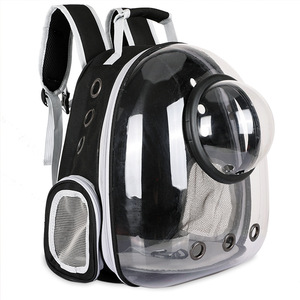 Mochila Transparente Impermeable y Ecológica para Mascotas con Diseño de Burbuja para Gatos, Material de Cuero y PET/EVA, para Uso en Exteriores - Product Image 2