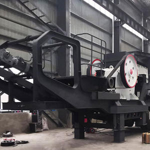 Ensemble complet de concassage de granit 100-200t/h, prix de l'usine mobile sur roues, concasseur à mâchoires pour pierre - Product Image 4