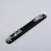 Cerradura deslizante de aluminio de diseño Industrial moderno para puertas, ventanas, manija de Zinc negro, llaves, manija de puerta, Hardware, cerradura de ventana, uso doméstico