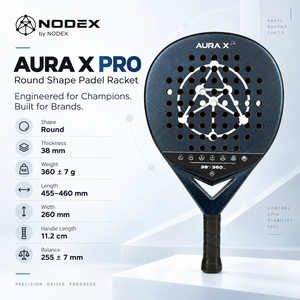 ไม้พายปาเดลคาร์บอนไฟเบอร์เต็มรูปแบบ ปี 2026 รุ่น High <span class=keywords><strong>Control</strong></span> รูปทรงกลม พร้อมผิวทราย 3 มิติ น้ำหนักเบา ทนทาน ระดับมืออาชีพ - Product Image 2