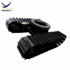 Custom Supplies <strong>Track</strong> Systems with Steel <strong>Tracks</strong> for Loads of 2 Ton to 200 Ton Platform Crawler Chassis Steel <strong>Track</strong> Undercarriage - Product Image 1