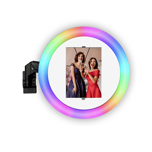 WiViTouch Anneau lumineux LED de 18 pouces pour photomaton, compatible avec les tablettes 9,7-12,9 pouces (iPad Air/<span class=keywords><strong>Pro</strong></span>) pour photomaton à anneau lumineux - Product Image 4
