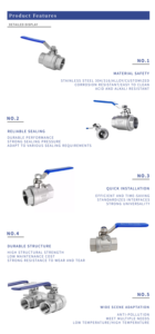 304/316 Stainless Steel Two-Piece <strong>Ball</strong> <strong>Valves</strong> Internal Threaded Adjustable 1/2"3/4"1" Industrial Use <strong>Ball</strong> <strong>Valve</strong> - Product Image 6