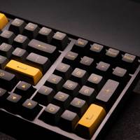 Clavier mécanique AKKO Black Gold 3098B Plus OEM, compact 1800 touches, rétroéclairage LED RGB, hot-swappable, USB Type-C 5.0, 3000 mAh, pour le gaming
