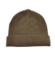 2024 Solarwool hiver vente en gros personnalisé de haute qualité chaud doux côtelé tricoté cachemire laine mérinos bonnet