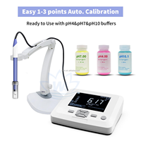 WEIAI Testeur de Qualité d'Eau Numérique de Laboratoire Cosmétique de Bureau Haute Précision 7-en-1 PH/ORP/TDS/EC/Temp/Sal/Rés/DO Mètre PH de Conductivité