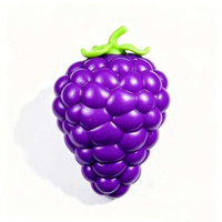 Grape Squishy Big Grape Squishy pour les émotions, jouet anti-stress souple en TPR en forme de fruit à presser
