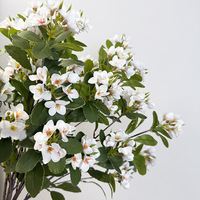 Décoration florale artificielle moderne en soie imprimée en 3D pour centre de table, décoration de plafond de salle de mariage et allée.