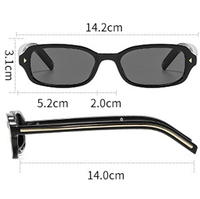 Lunettes de soleil carrées tendance, lunettes de soleil à la mode, vente en gros pas chère, classiques, populaires, lunettes de soleil en plastique pour hommes et femmes