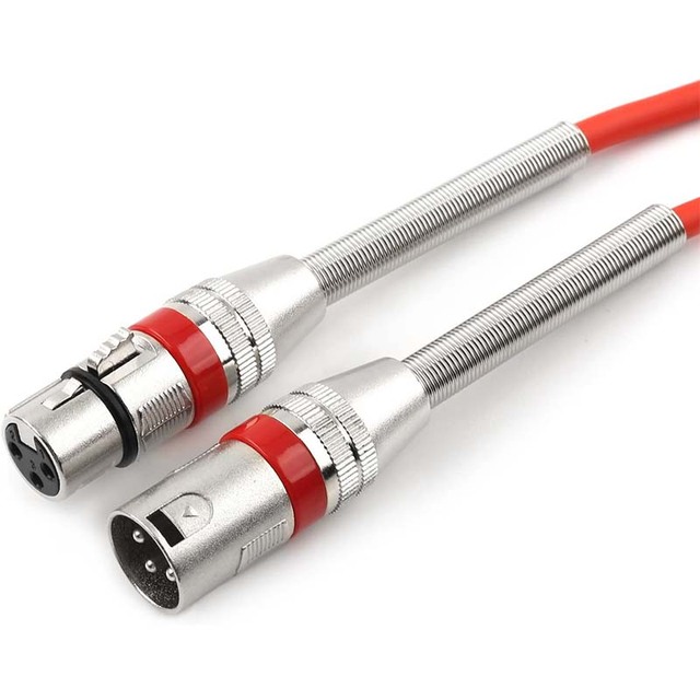 ZOGUO 3-Pin XLR Male to Female Microphone Cable Balanced Audio Cable PVC Jacket 3m-20m