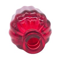 Bouteille diffuseur d'arômes en verre coloré de 100 ml avec couvercle en forme de cœur