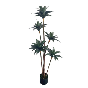 ต้นไม้ประดิษฐ์ทำจากธรรมชาติแบบ3ชิ้นพร้อมหม้อมาเก๊ตาแอนแลจสำหรับประดับในร่มทำจากพลาสติกขนาดเล็ก - Product Image 4