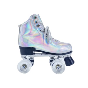 <span class=keywords><strong>Patines</strong></span> de <span class=keywords><strong>Ruedas</strong></span> con <span class=keywords><strong>4</strong></span> <span class=keywords><strong>Ruedas</strong></span> <span class=keywords><strong>para</strong></span> Hombre y <span class=keywords><strong>Mujer</strong></span>, <span class=keywords><strong>Patines</strong></span> Quad con Luces Intermitentes, Marco de Aleación de Aluminio y <span class=keywords><strong>Ruedas</strong></span> de PU - Product Image 4