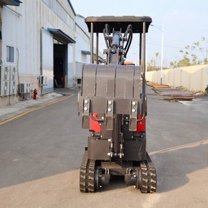 Mini-excavatrice compacte 1T sur chenilles avec moteur Euro5, PLC, boîte de vitesses et pompe pour travaux de jardinage/verger (Haute puissance de creusement Koop) - Product Image 3