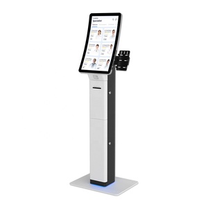 23.6 Inch Self Ordering Kiosk Curved <b>Touch</b> <b>Screen</b> Custom Payment Kiosk Fast Food Monitor Self Service <b>Machine</b> - Product Image 1