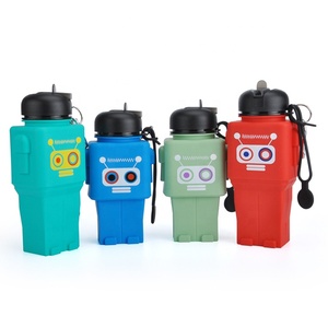 Bouteille d'eau personnalisable, avec dessin animé, pour enfants écoliers, 1 pièce, nouveau Design - Product Image 1