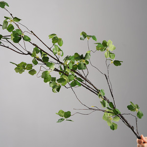 Branche de lotus artificielle Greenway Guanyin en PVC vert pour arrangement floral décoratif pour la maison et la présentation sur bureau - Product Image 3