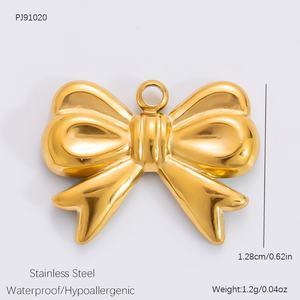 Joyería DIY de Alta Gama para Mujer, Colgante Individual de Acero Inoxidable Chapado en Oro de 18K, Accesorios de Moda, Colgantes y Dijes - Product Image 6