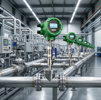 Medidor de Flujo Electromagnético de Electrodo Múltiple con Tecnología Hot Tap para Medición de Flujo de Agua en Tuberías Completas, Alta Precisión 0.5% M6851