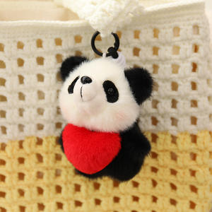 Peluche <span class=keywords><strong>Panda</strong></span> Carino da Appendere al Collo, Imbottitura in Cotone PP, 31-50cm, <span class=keywords><strong>Panda</strong></span> Bianco e Nero, Ciondolo, Cerchietto per Capelli, Bambola di Pezza per Bambini - Product Image 6