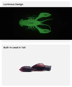 Ação realista plástica na água Greenspider Iscas de pesca Atrair peixes rapidamente - Product Image 3